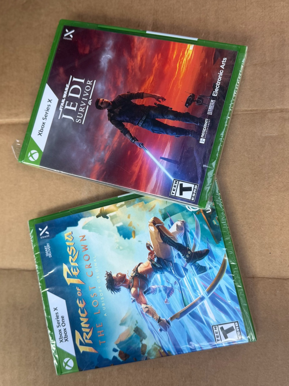 Prince of Persia The Lost Crown & Star Wars Jedi Survivor Xbox Games Bundle